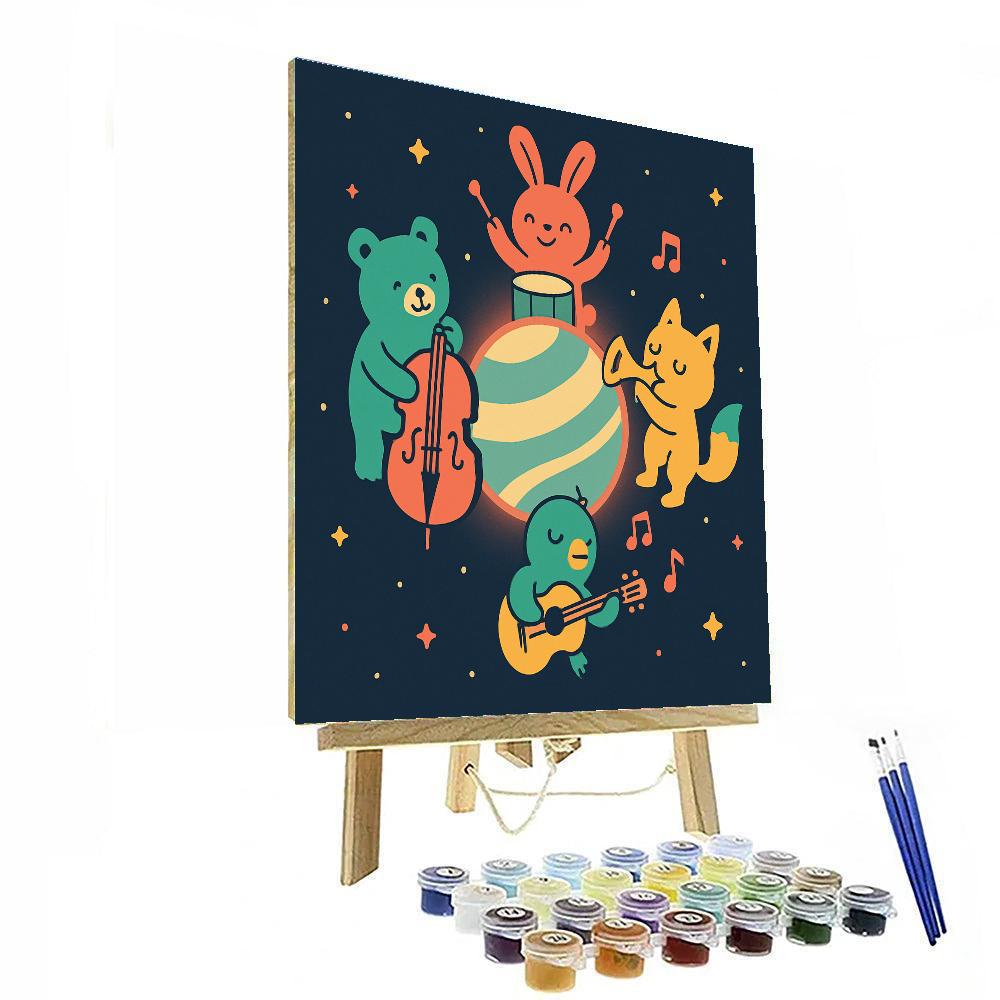 Orbiting Orchestra Numbered painting kits