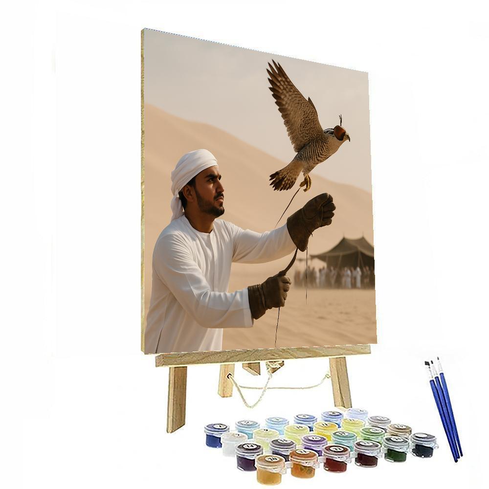 Song Of Solomon Qatari Falconry Festival Numbered painting kits