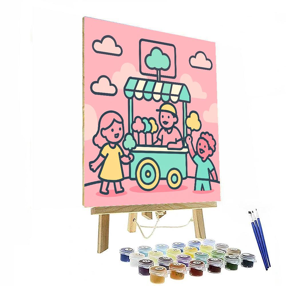 Cosmic Candy Clouds Paint by numbers kits