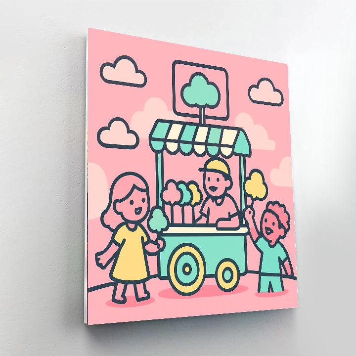 Cosmic Candy Clouds Paint by numbers kits