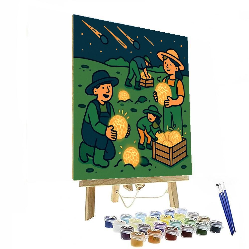 Meteor Melon Farm Numbered painting kits