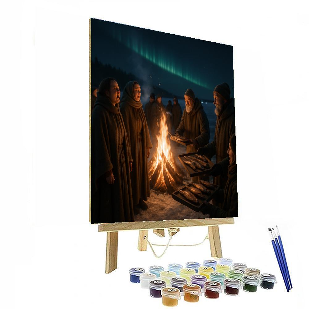 Song Of The Sea Midwinter Festival paint by color