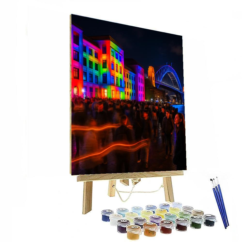 Vivid Sydney Light Walkers Numbered painting kits