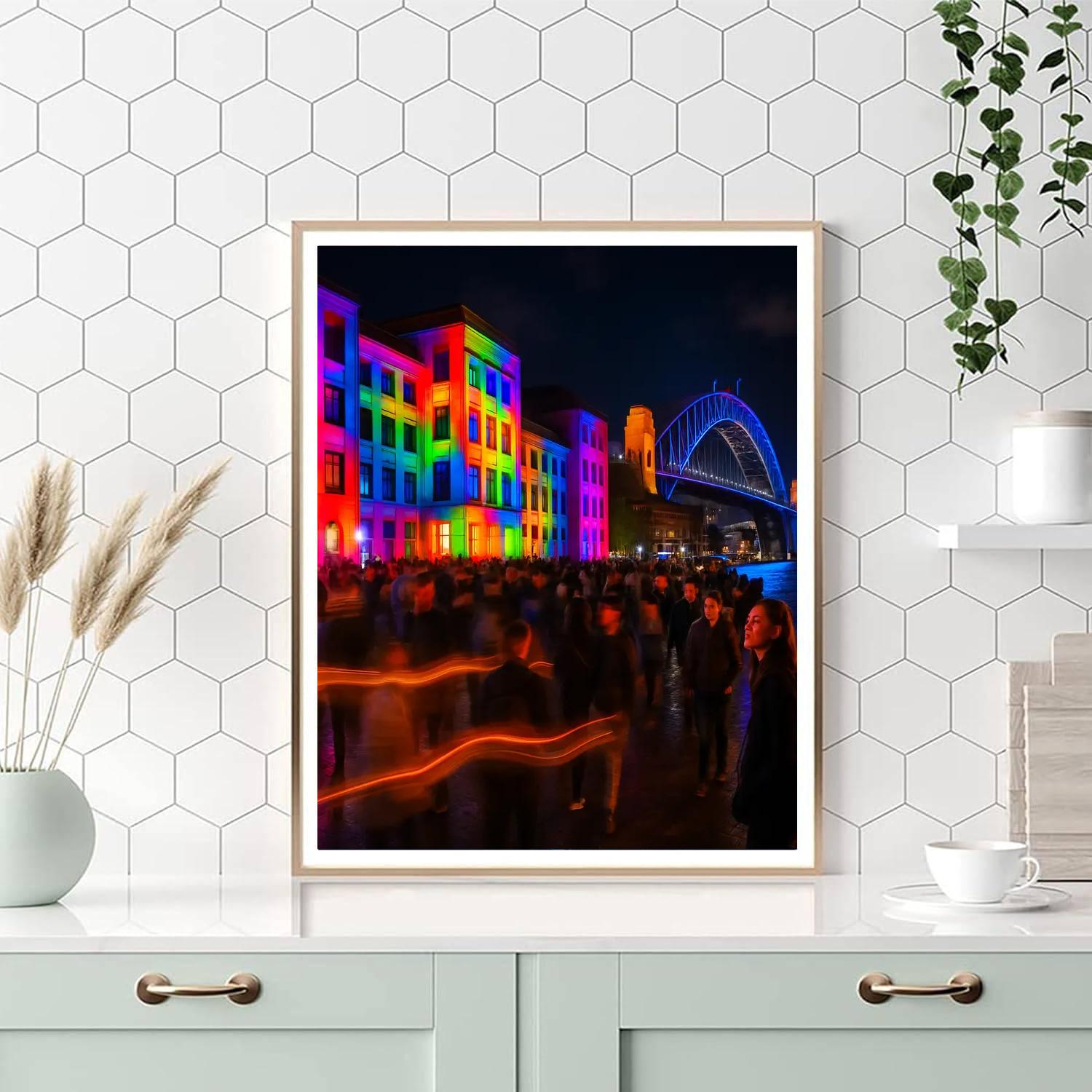 Vivid Sydney Light Walkers Numbered painting kits