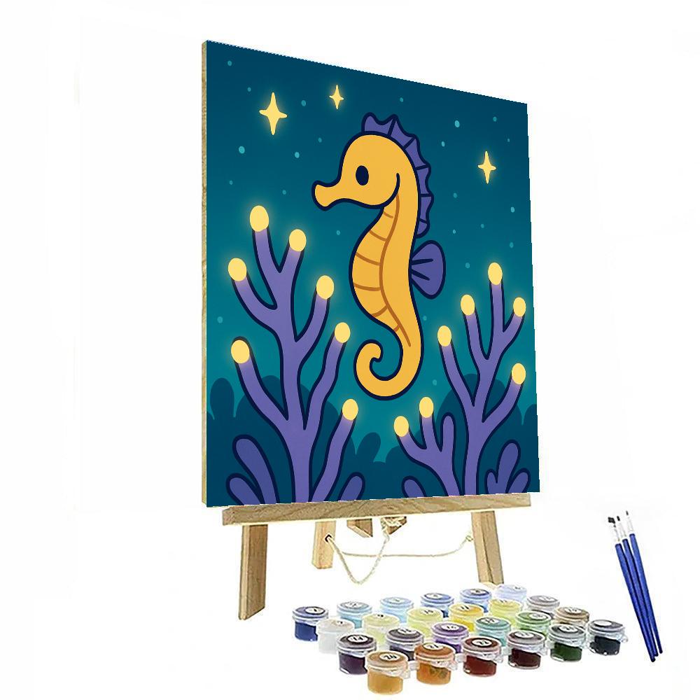 Starglow Seahorse paint by color