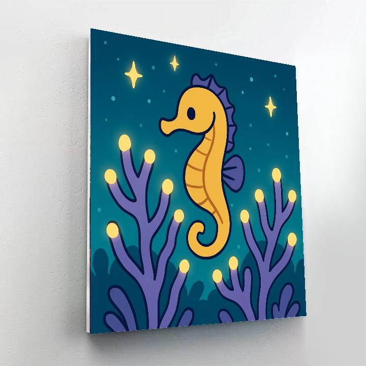 Starglow Seahorse paint by color