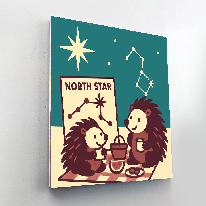 Polaris Picnic Porcupines DIY paint by numbers