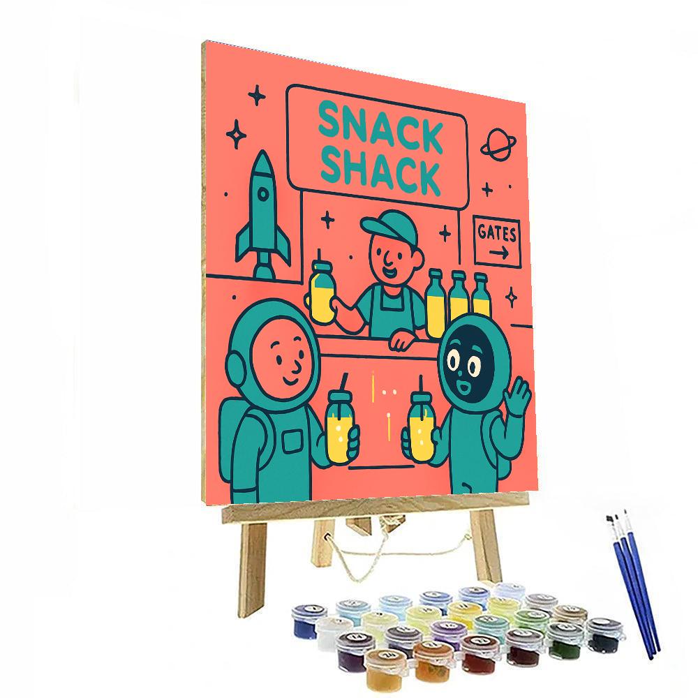 Stellar Snack Shack paint by numbers