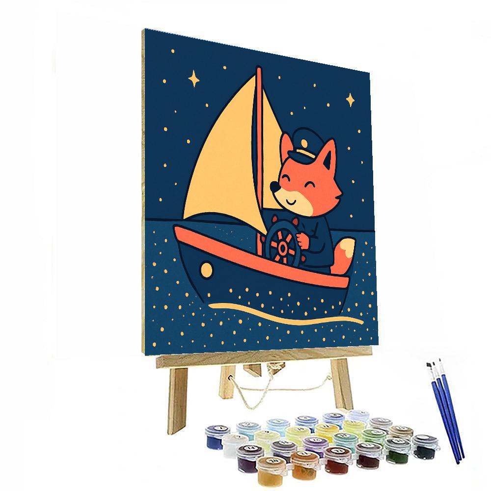 Stardust Sailboat paint by color