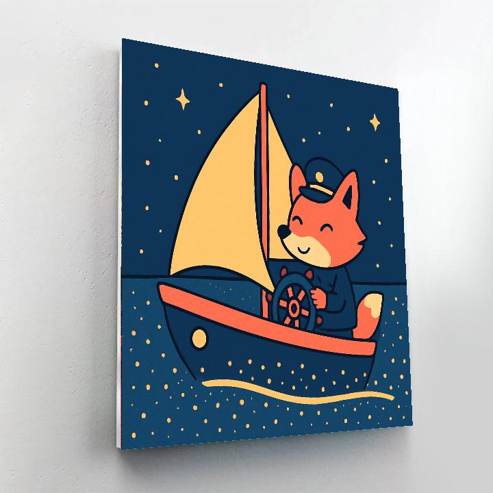 Stardust Sailboat paint by color