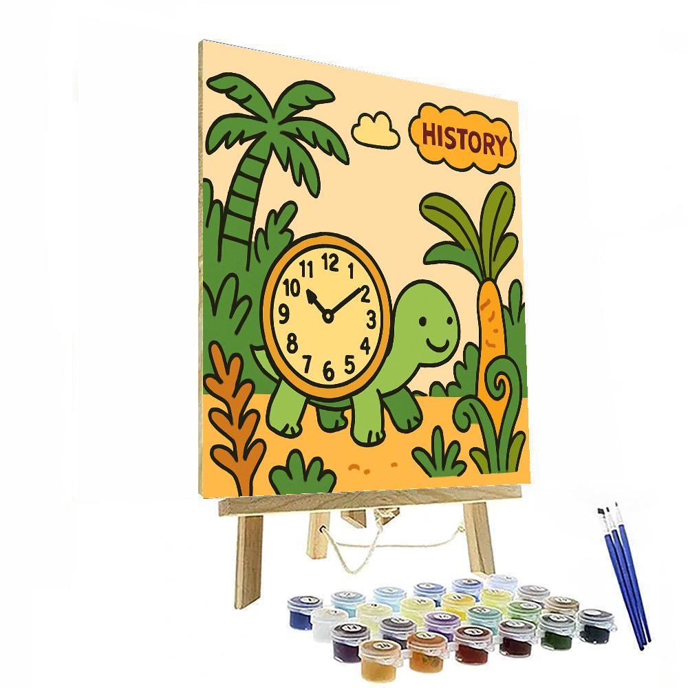 Time-Travel Turtle paint by color