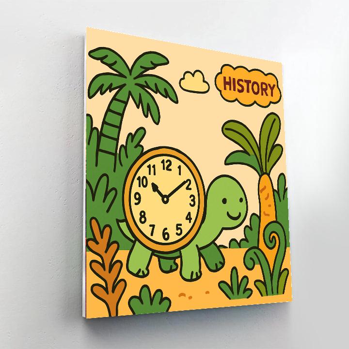 Time-Travel Turtle paint by color