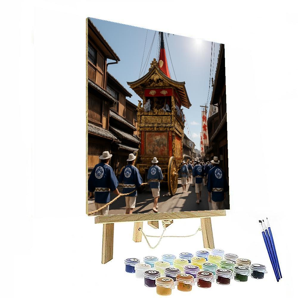 Gion Matsuri Kyoto Float Procession painting number kit