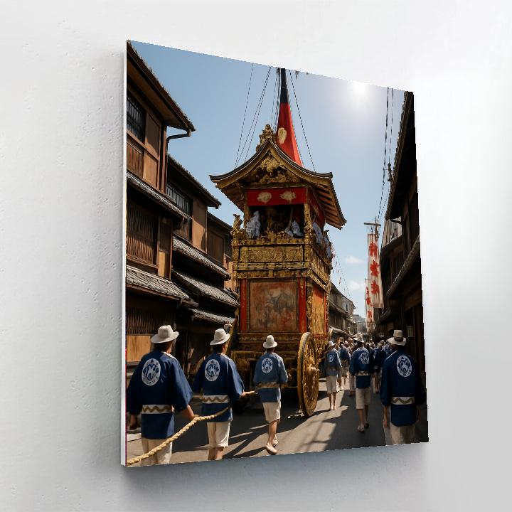 Gion Matsuri Kyoto Float Procession painting number kit