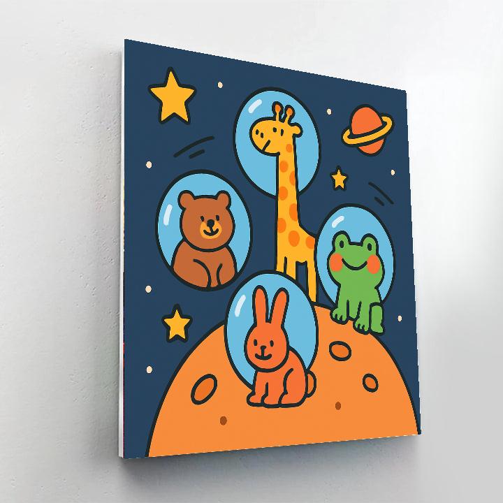 Bubble Planet Zoo paint by numbers