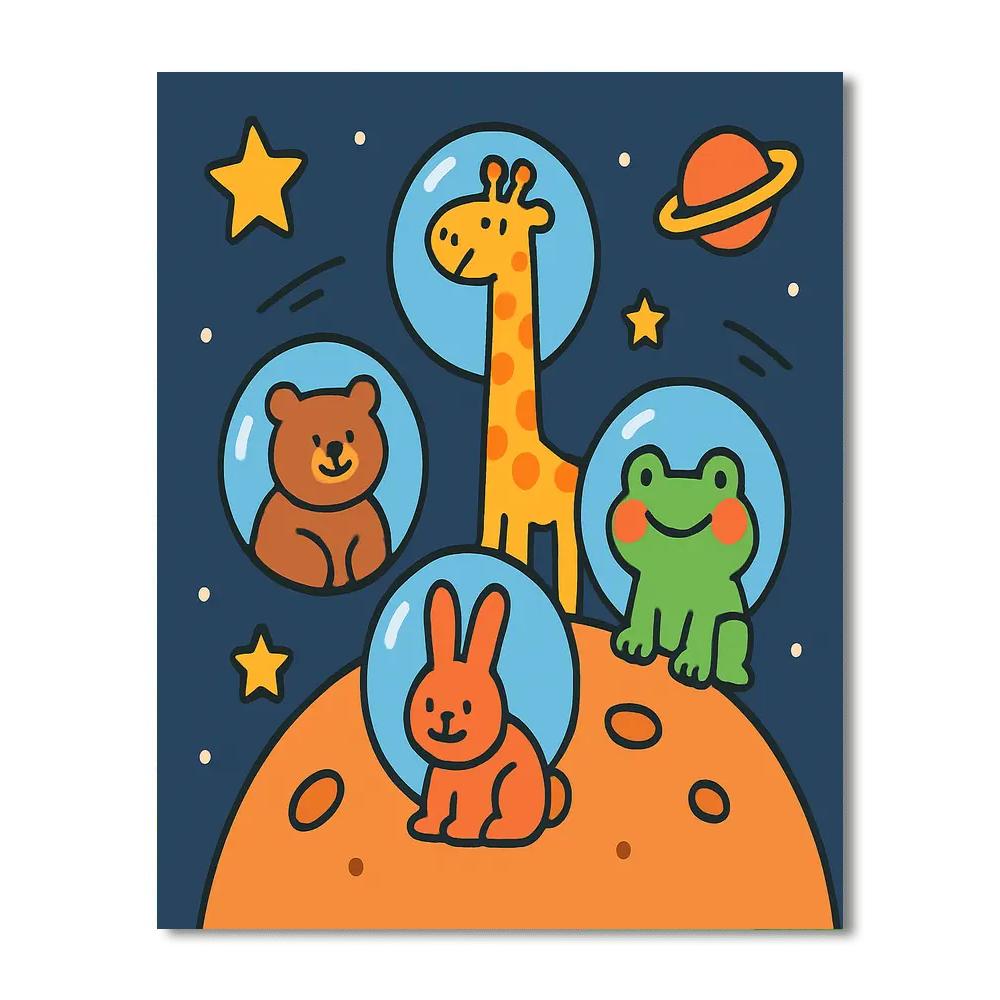 Bubble Planet Zoo paint by numbers