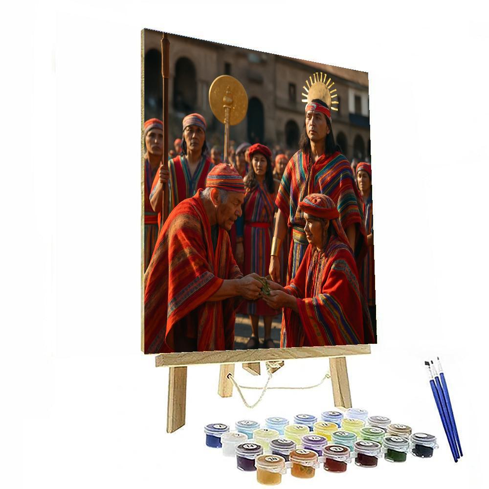 Inti Raymi Cuzco Sun Ceremony Paint by numbers kits