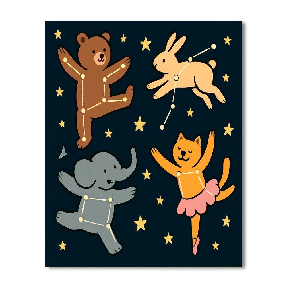 Circus Of Constellations Paint by numbers kits