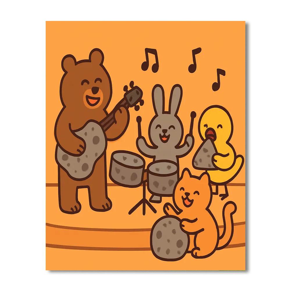 Meteor Melody Band Paint by numbers kits