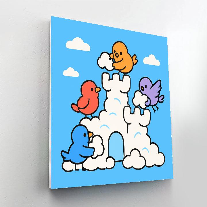 Cloud Castle Crew Numbered painting kits