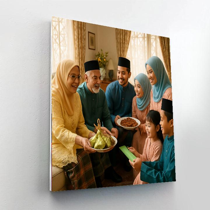 Hari Raya Open House Feast Numbered painting kits