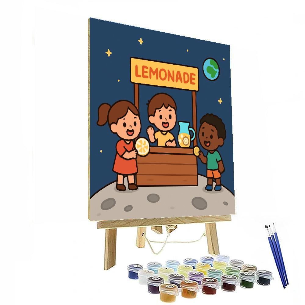 Lemonade On Luna paint by color