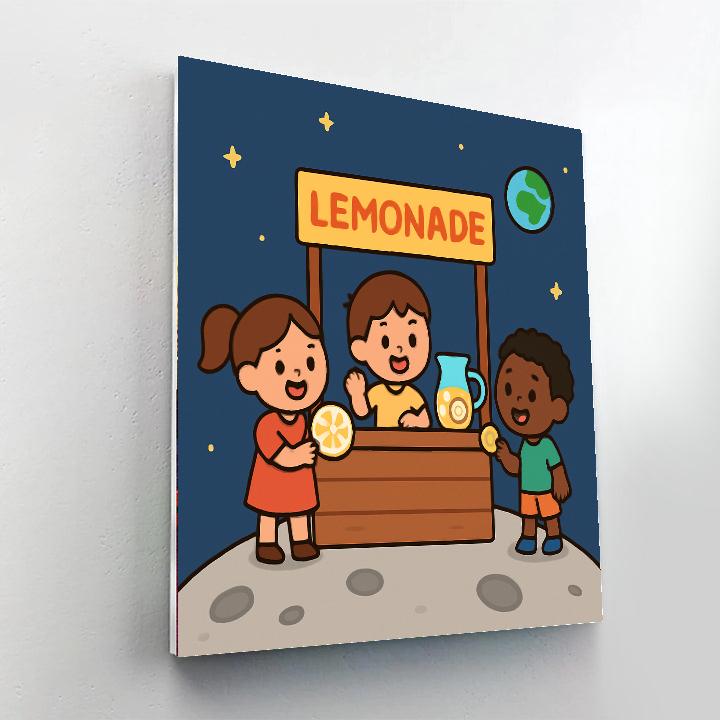 Lemonade On Luna paint by color