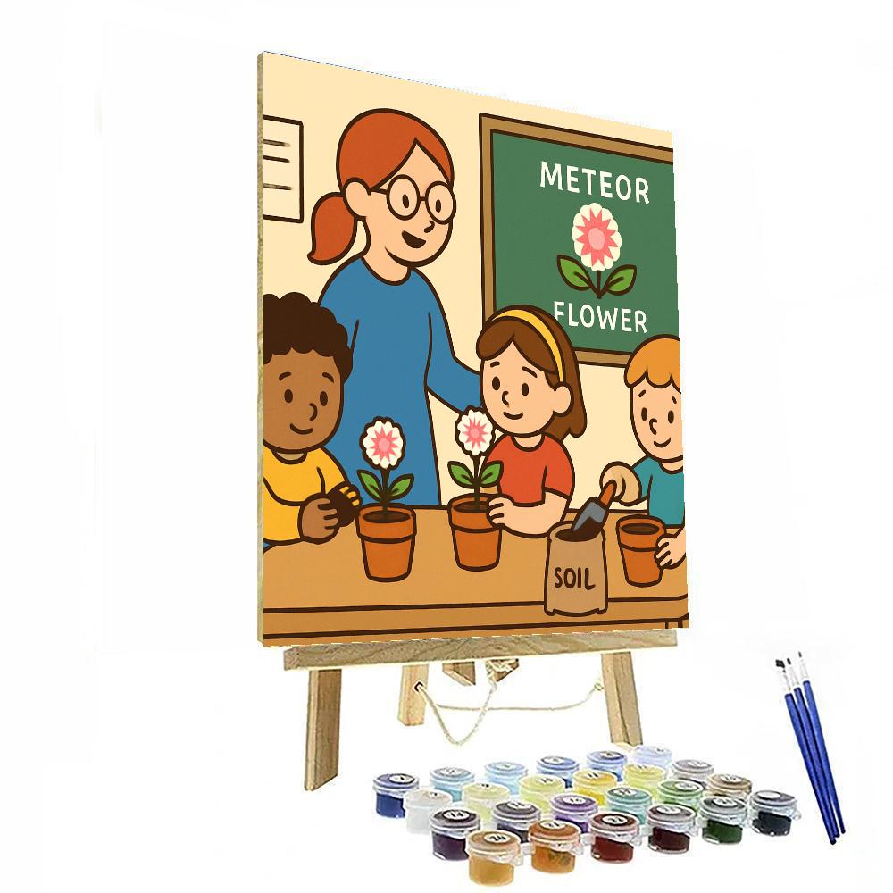 Galaxy Gardening Class paint by color