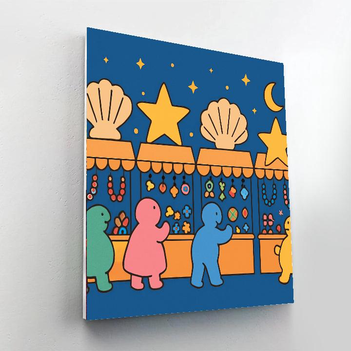 Nebula Night Market paint by numbers