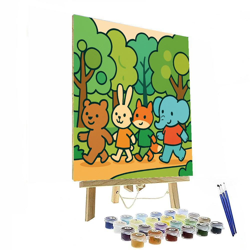 Bubble Forest Explorers paint by color