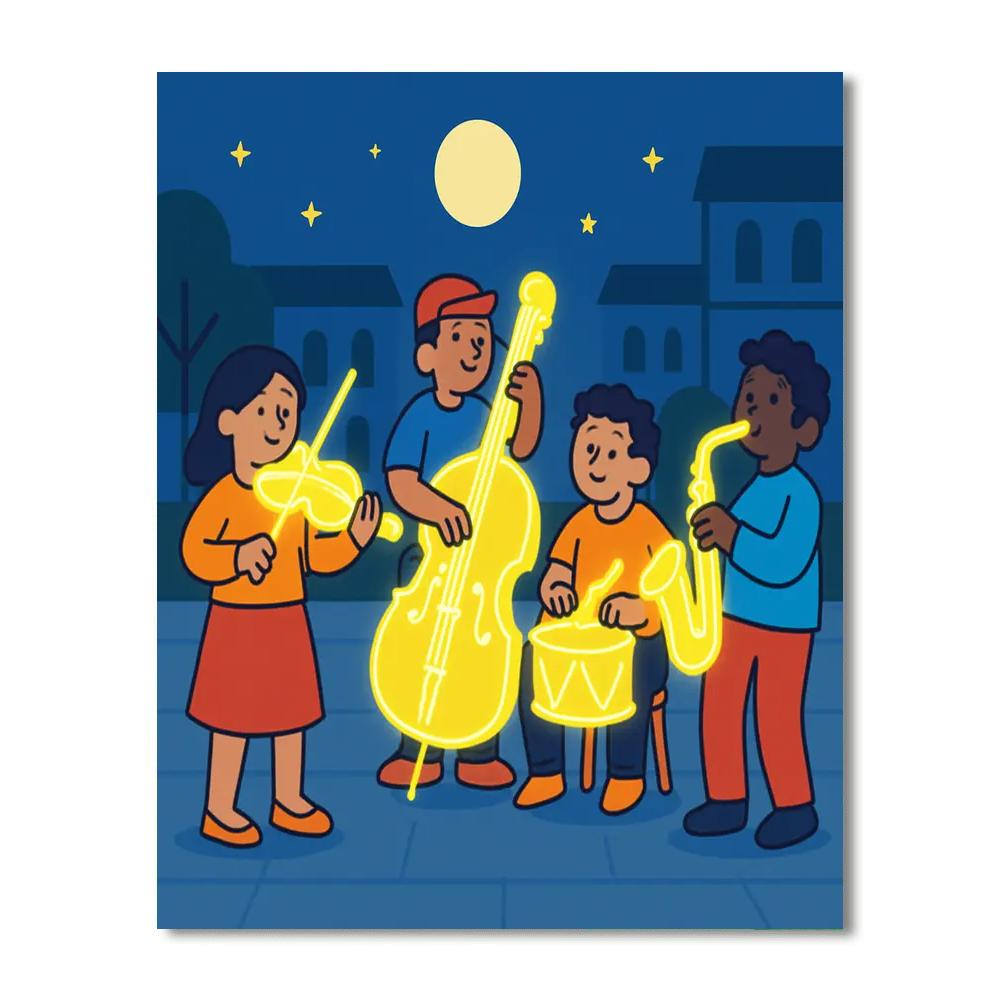 Starglow Buskers Numbered painting kits