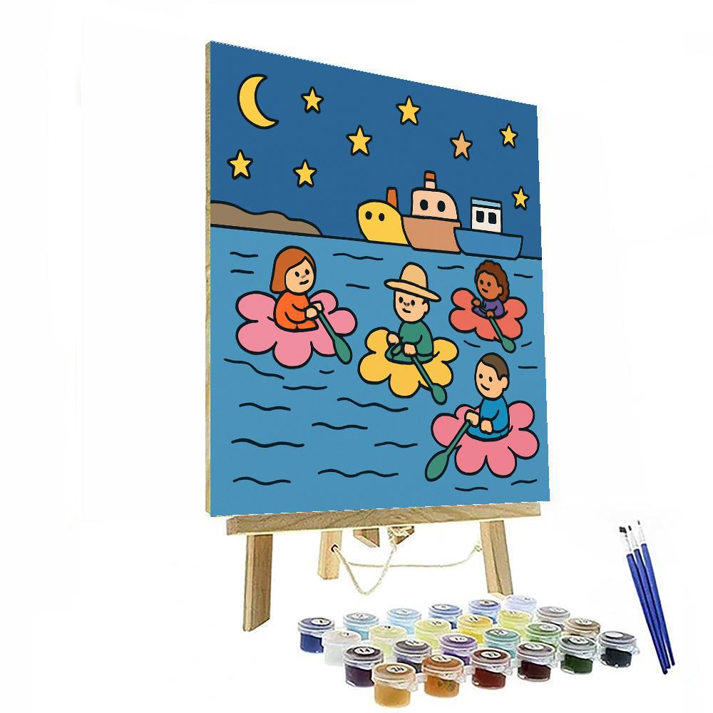 Heliotrope Harbor Paint by numbers kits