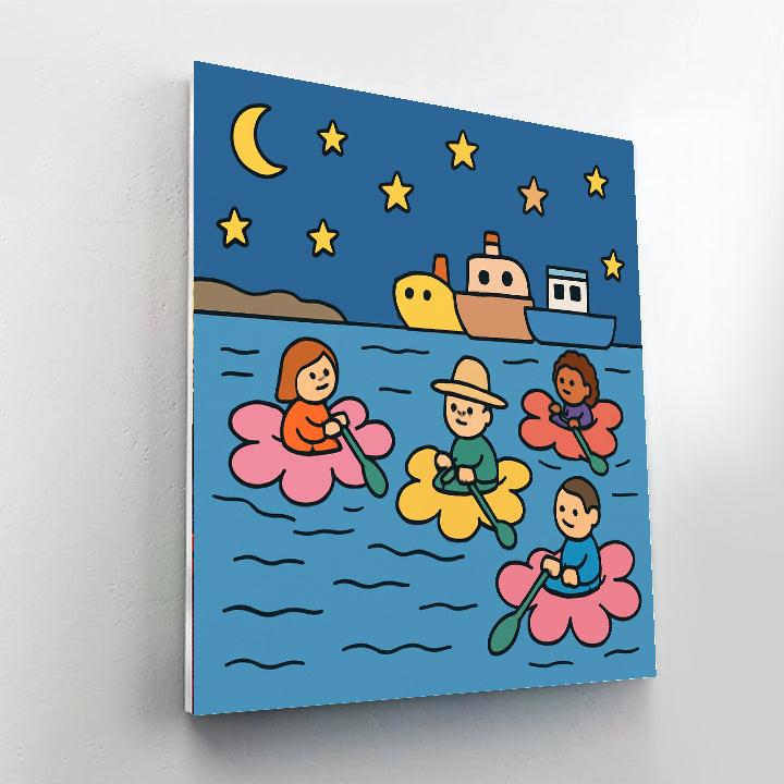 Heliotrope Harbor Paint by numbers kits