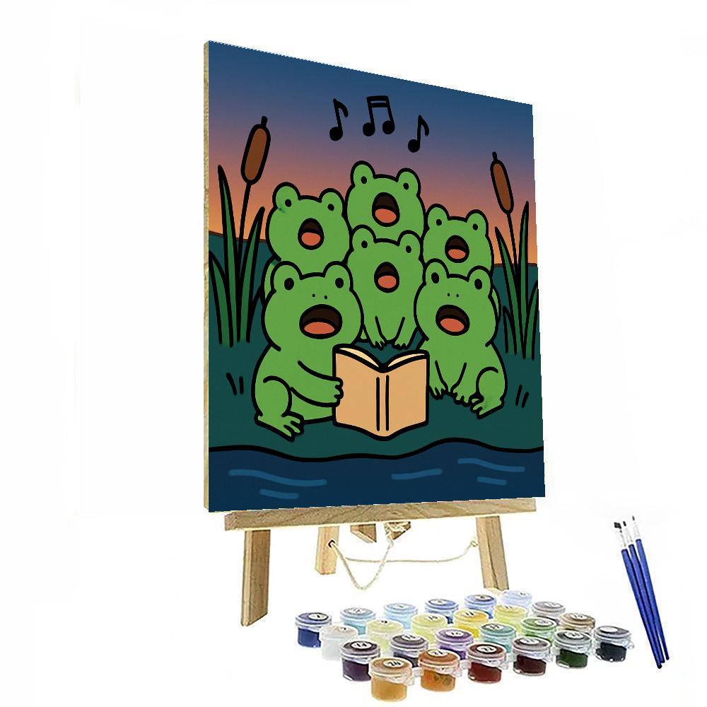 Midnight Marsh Melody paint by color