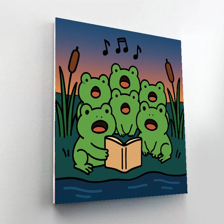 Midnight Marsh Melody paint by color