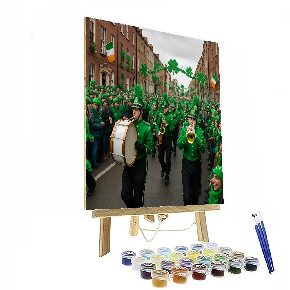Feast Of Saint Patrick Dublin Parade Paint by numbers kits