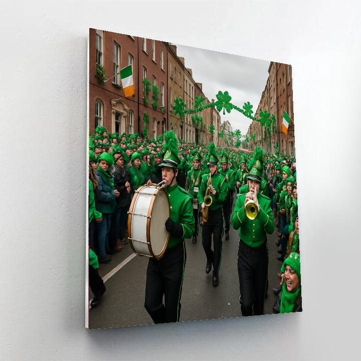 Feast Of Saint Patrick Dublin Parade Paint by numbers kits