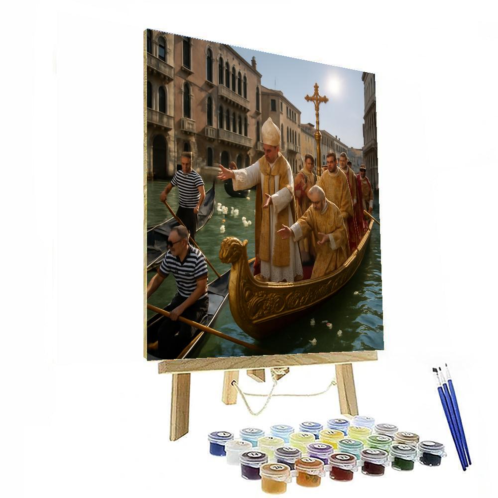Festa Della Sensa Venice Blessing Of The Sea paint by color
