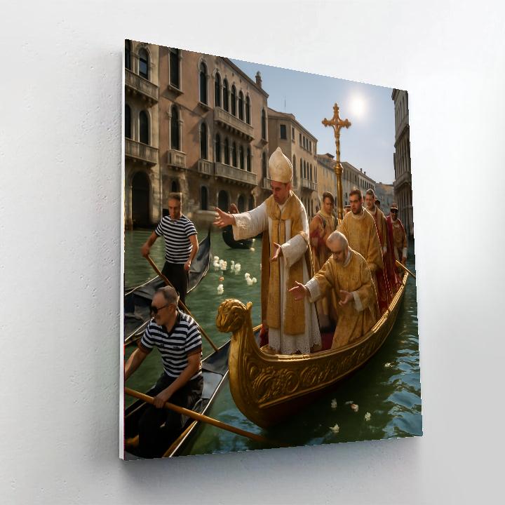 Festa Della Sensa Venice Blessing Of The Sea paint by color