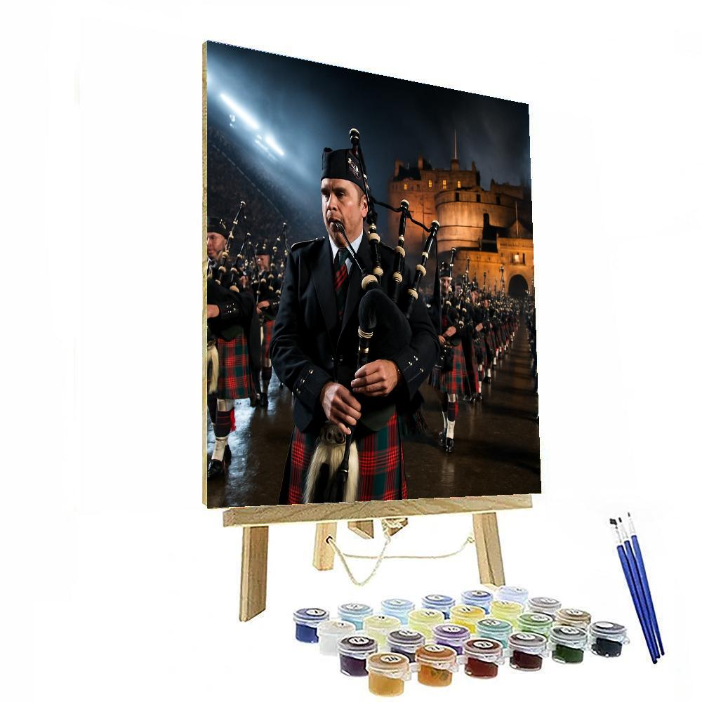 Royal Edinburgh Military Tattoo Night Numbered painting kits