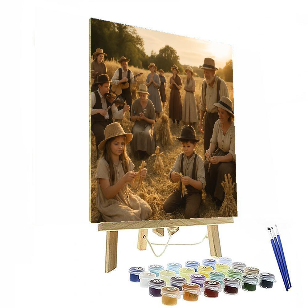 Harvest Festival Thanksgiving Field Blessing Painting by numbers kit