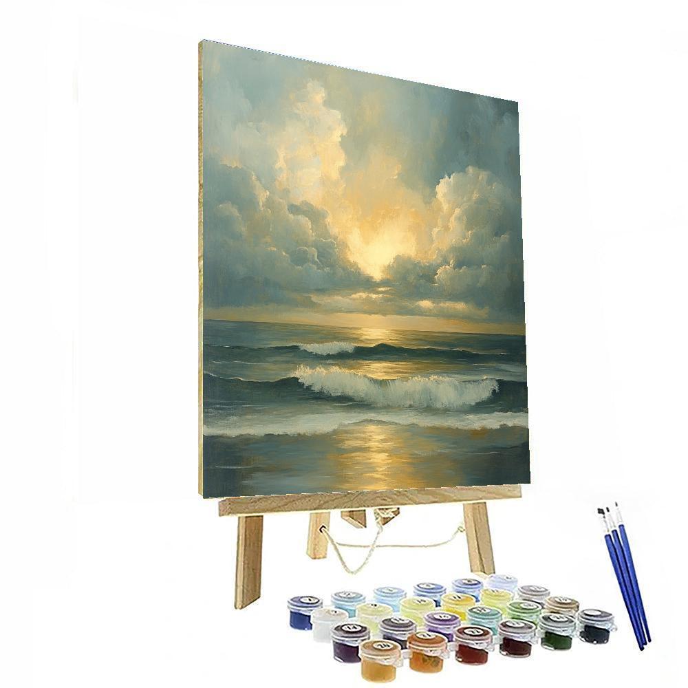 J.M.W. Turner Inspired Storm At Sea Numbered painting kits