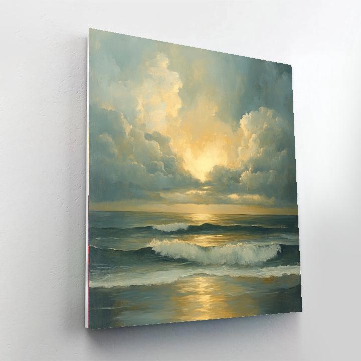 J.M.W. Turner Inspired Storm At Sea Numbered painting kits