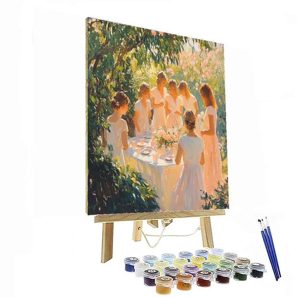 Pierre-Auguste Renoir Inspired Garden Party Paint by numbers kits