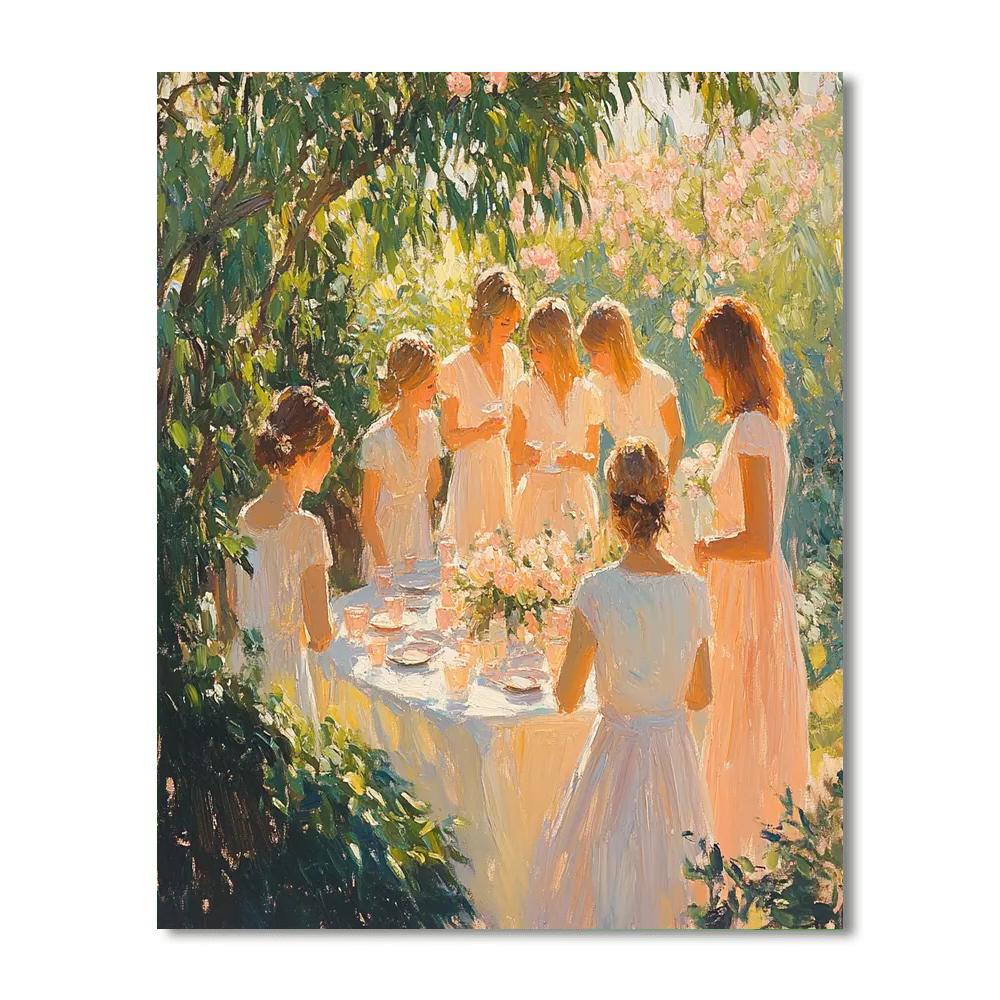 Pierre-Auguste Renoir Inspired Garden Party Paint by numbers kits