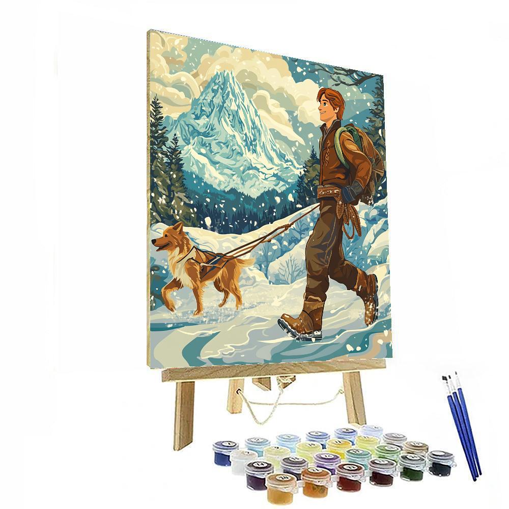 Kristoff Mountain Journey Painting by numbers kit