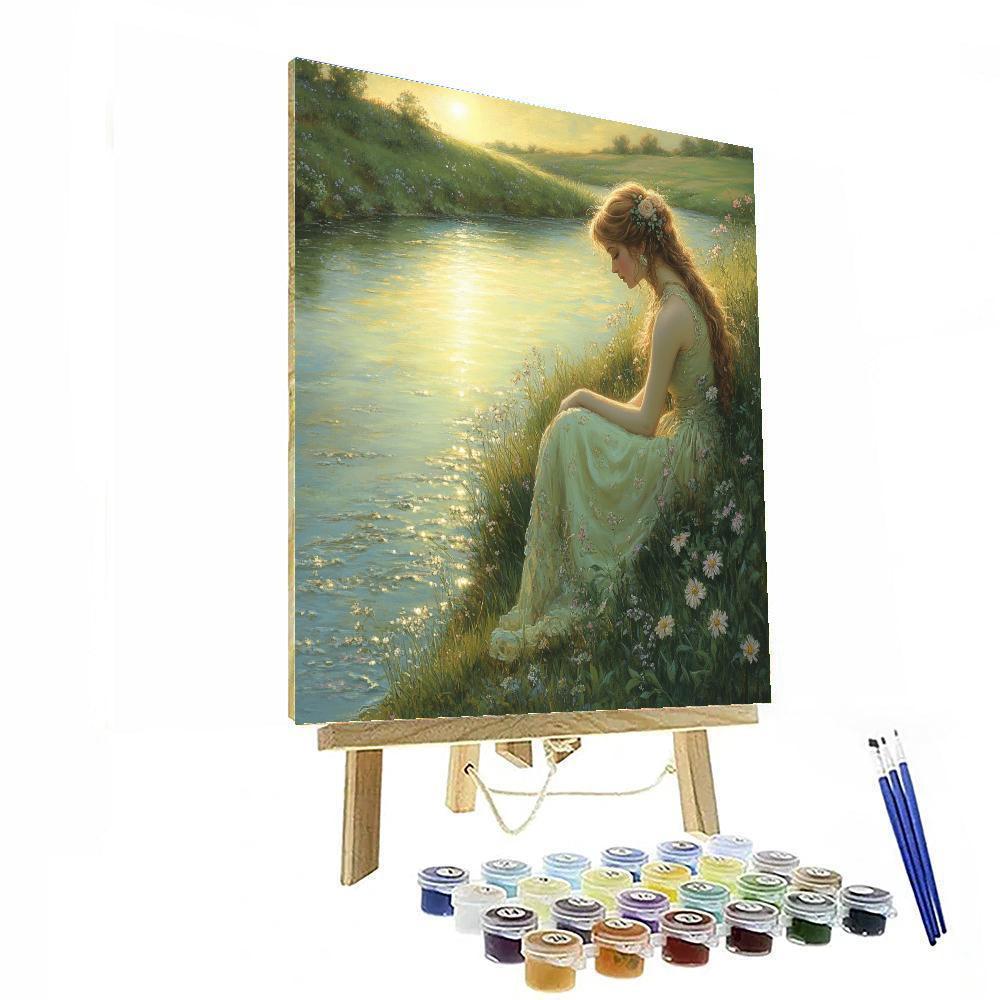 John William Waterhouse Inspired Mythic Nymph Painting by numbers kit