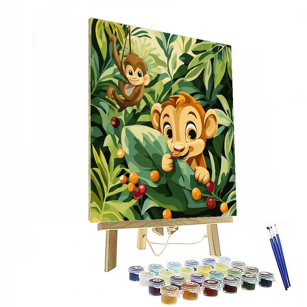Timon Jungle Mischief Numbered painting kits