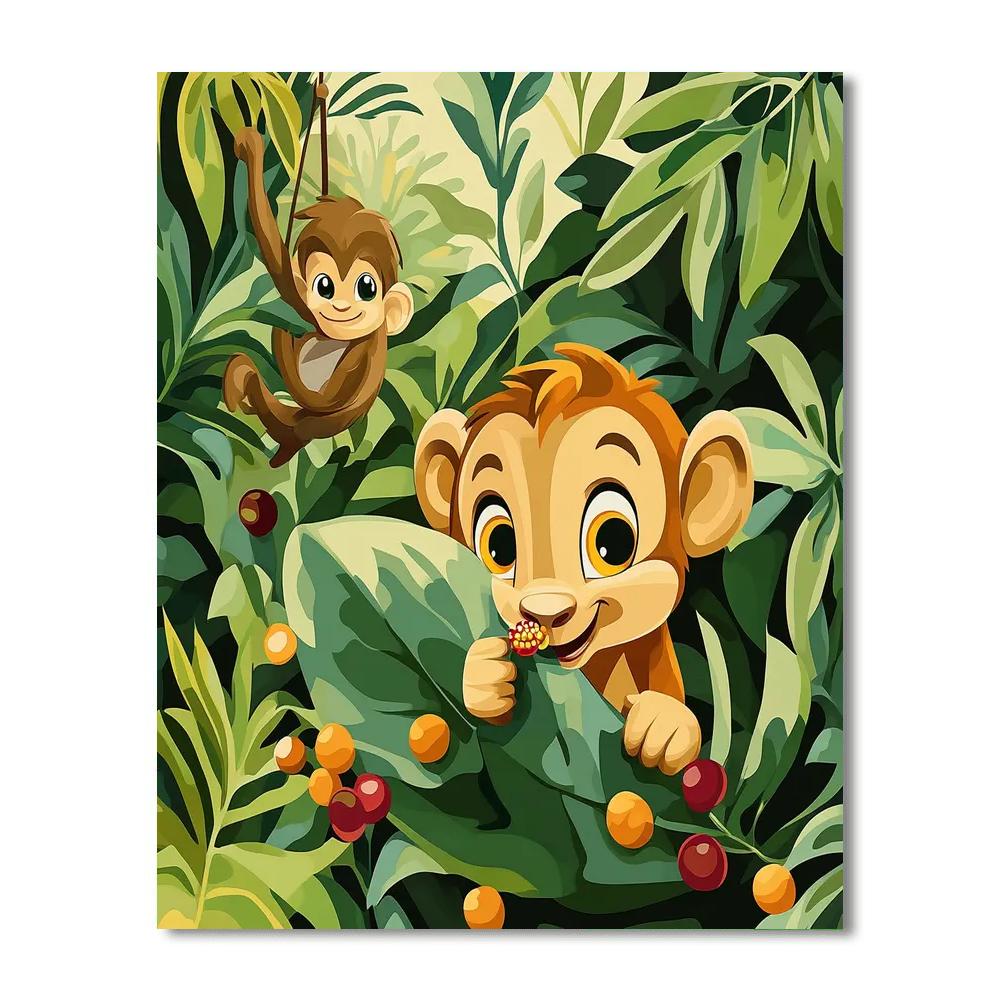 Timon Jungle Mischief Numbered painting kits