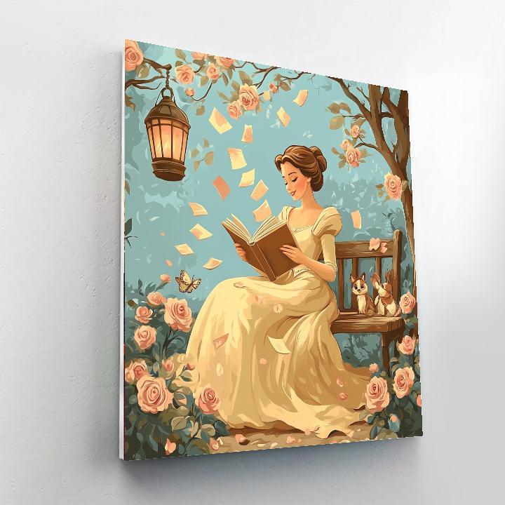 Belle Garden Reading paint by color